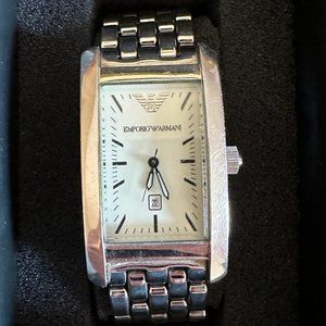 Emporio Armani Chrome Watch